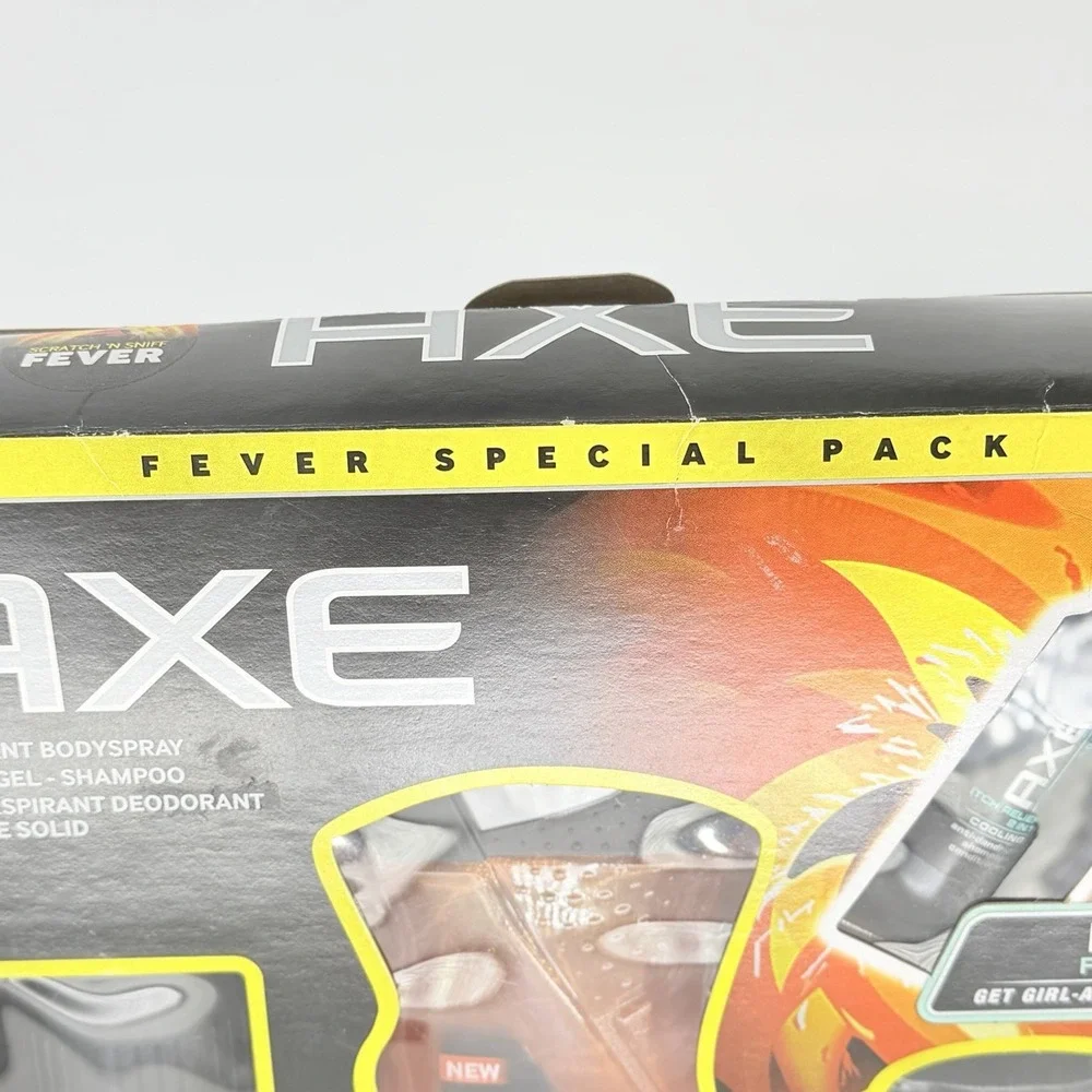 AXE Fever Brazilian Hot Mud Dragonfruit Retired Deodorant Body Spray Shower Gel